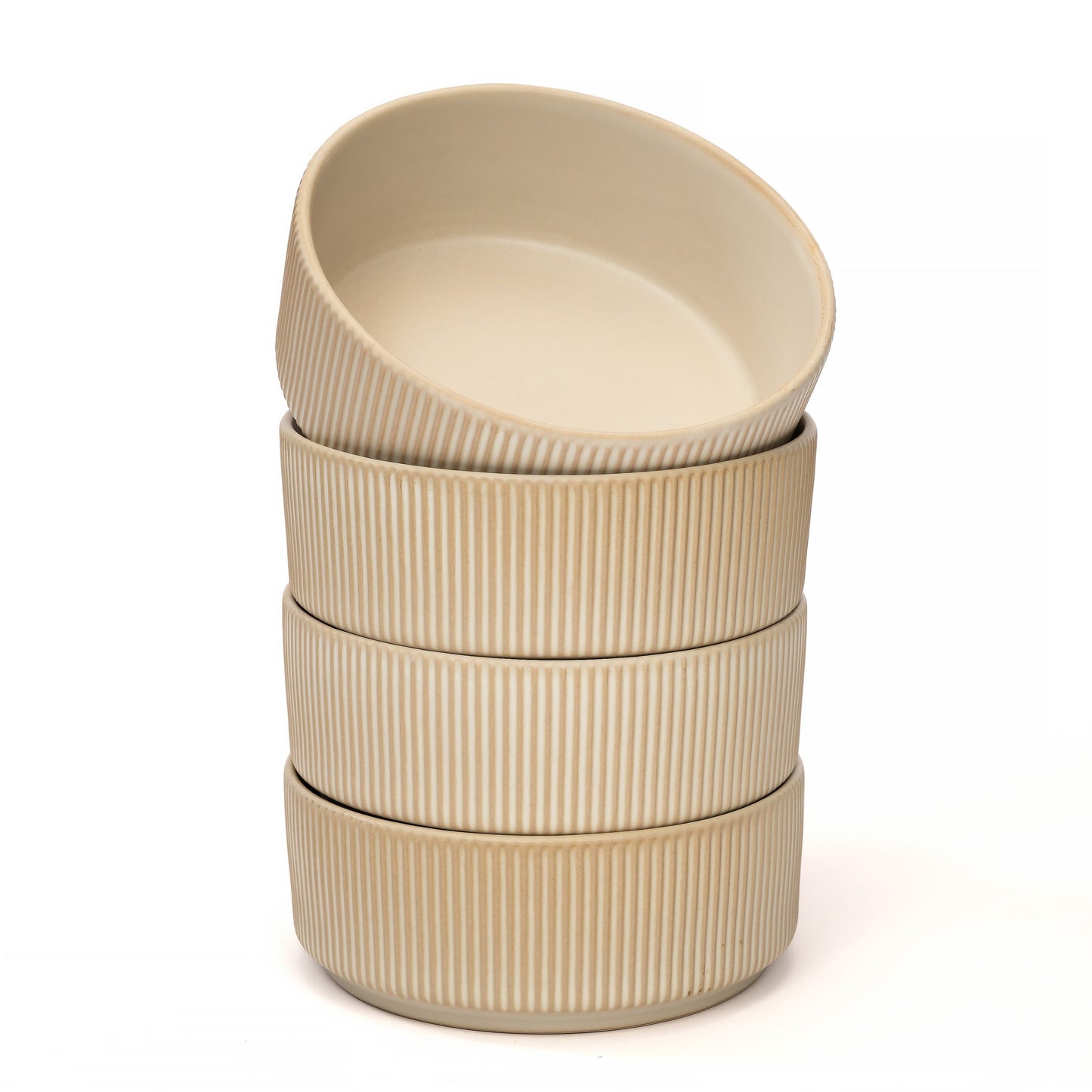 Otago Beige Charcoal 16-Piece Dinnerware Sets