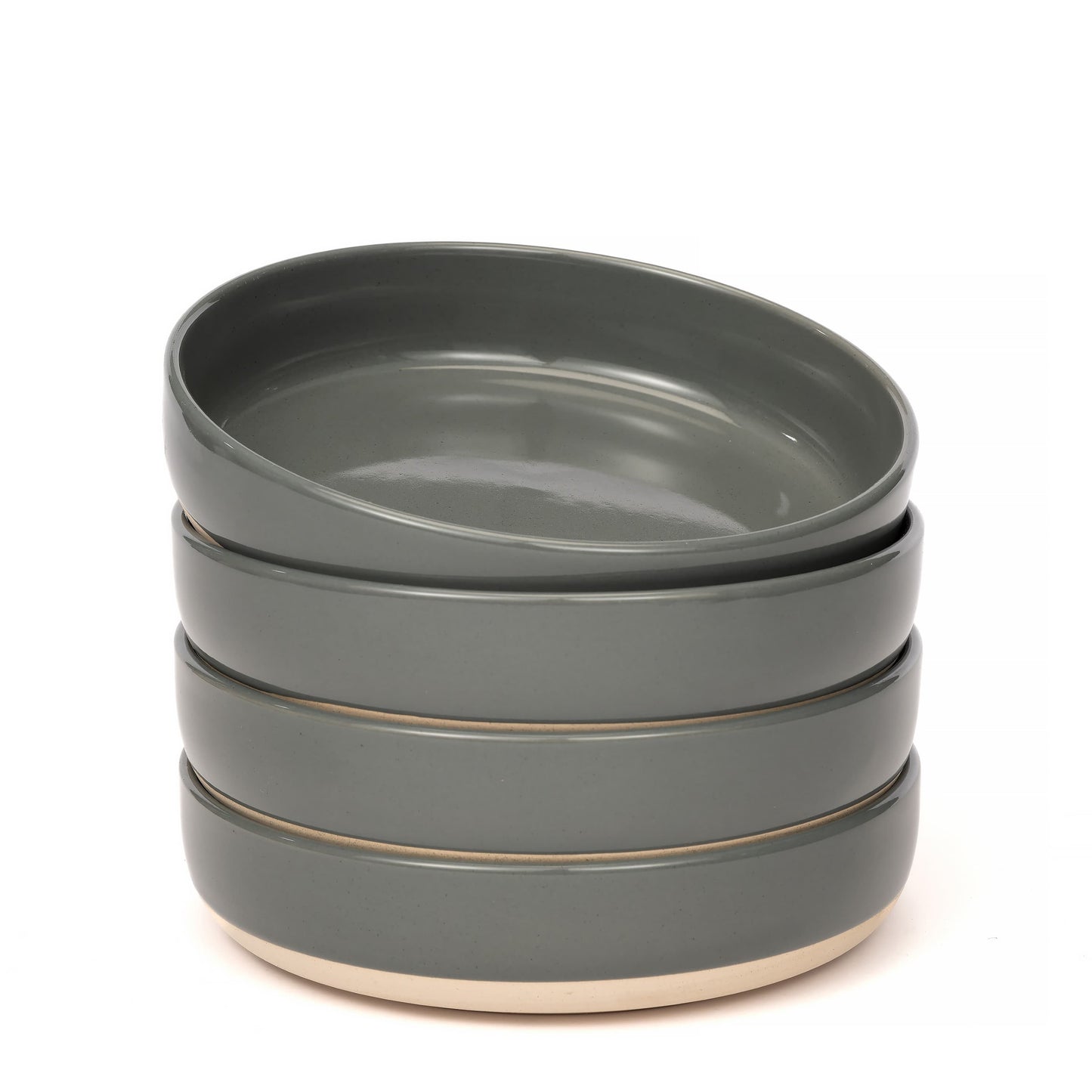 Otago Dark Gray 16-Piece Dinnerware Sets