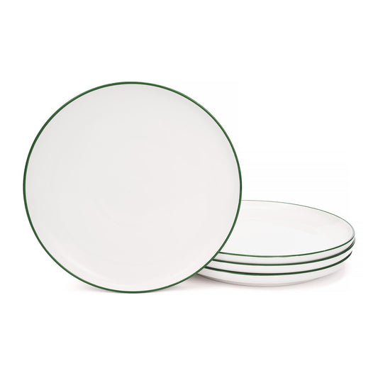 OTAGO Porcelain Plates with Rim Large 4PC and 6 PC