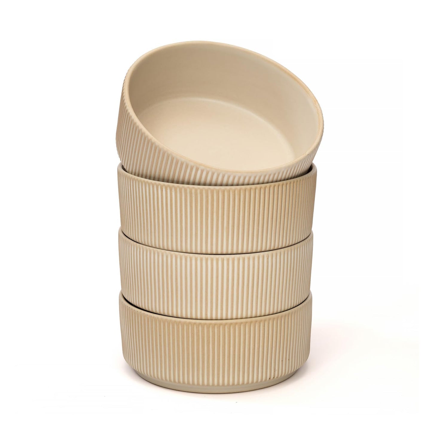 OTAGO Porcelain Bowl Set Matte Reactive 6 Inch