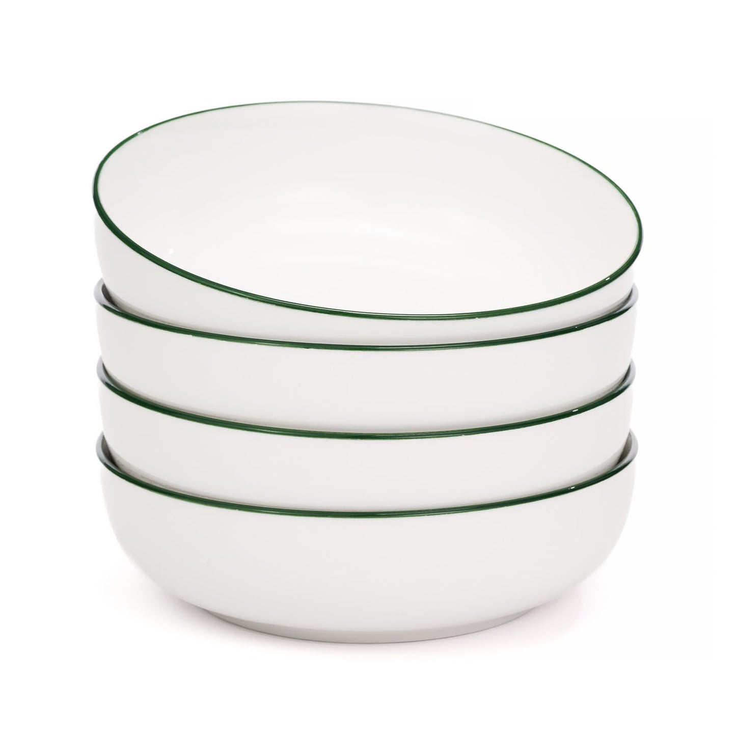 OTAGO Porcelain Large Bowl Set with Rim 4 PC and 6 PC