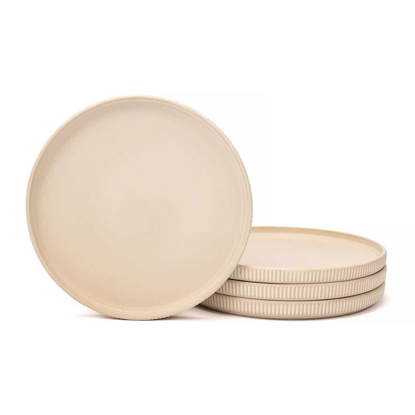 OTAGO Porcelain Plates Set Matte Reactive Black 8 Inch