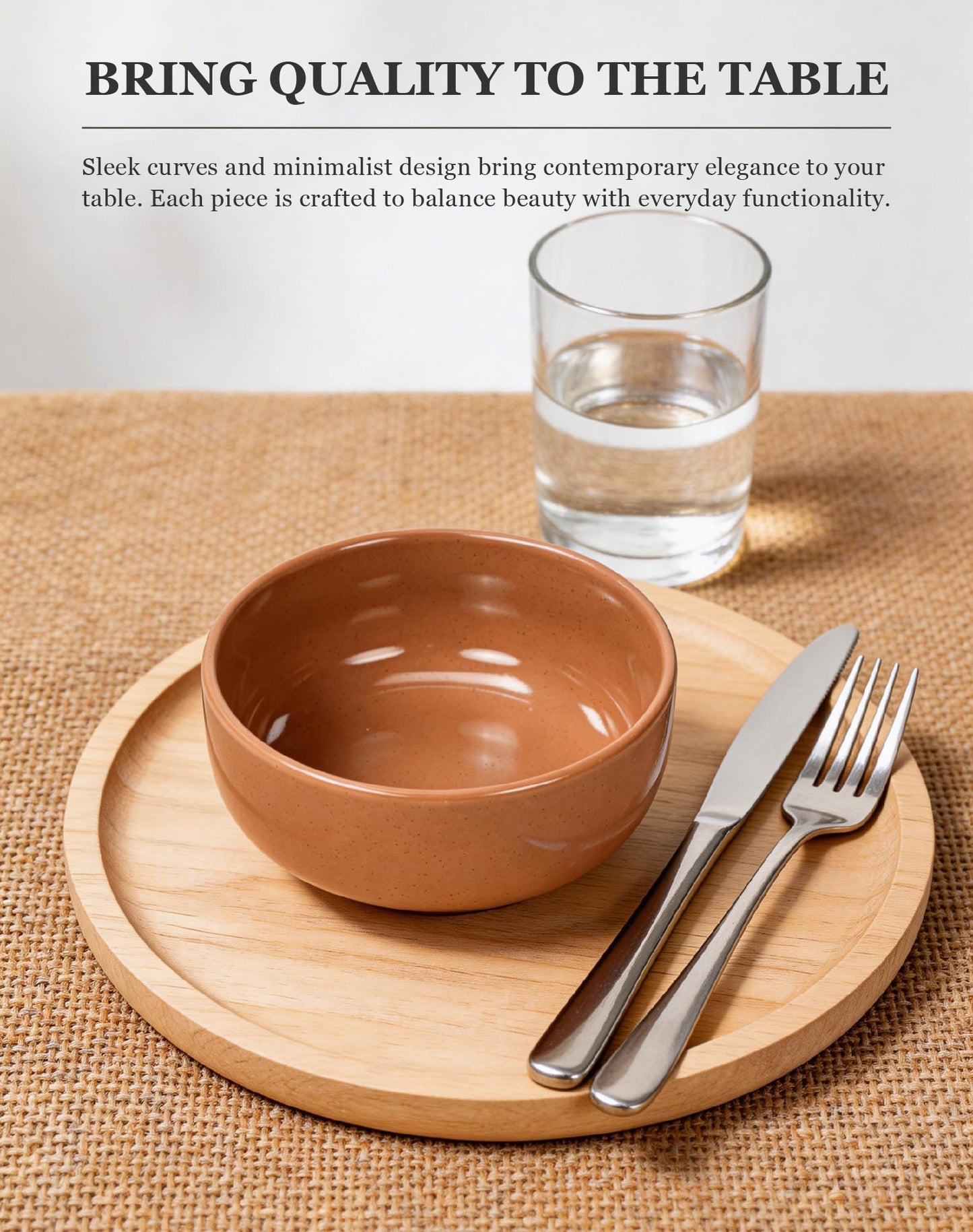 Otago 6'' Large White Ceramic Pasta Bowls, Handpainted Stoneware Bowls Set of 6, Microwave&Dishwasher Safe Bowls with Rustic Terracotta Underside for Pasta Salad