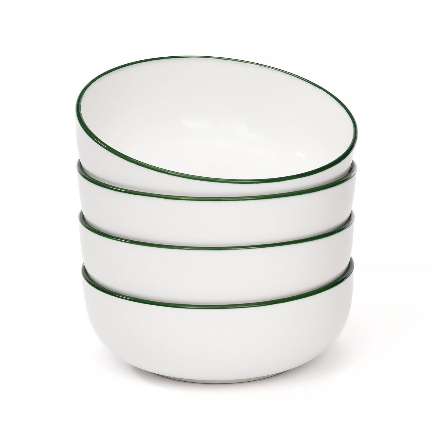 OTAGO Porcelain Medium Bowl Set with Rim 4PC and 6 PC