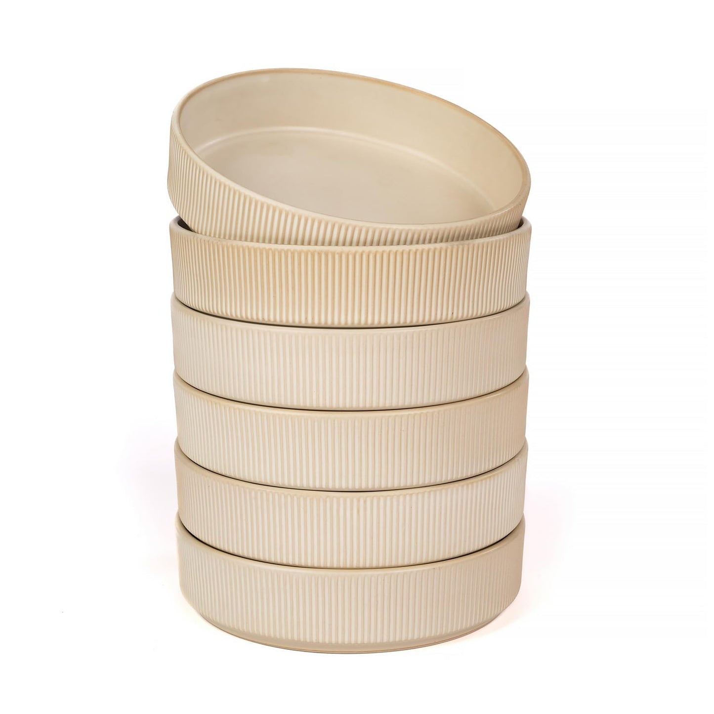 OTAGO Porcelain Large Bowl Set Matte Reactive 4 PC and 6 PC