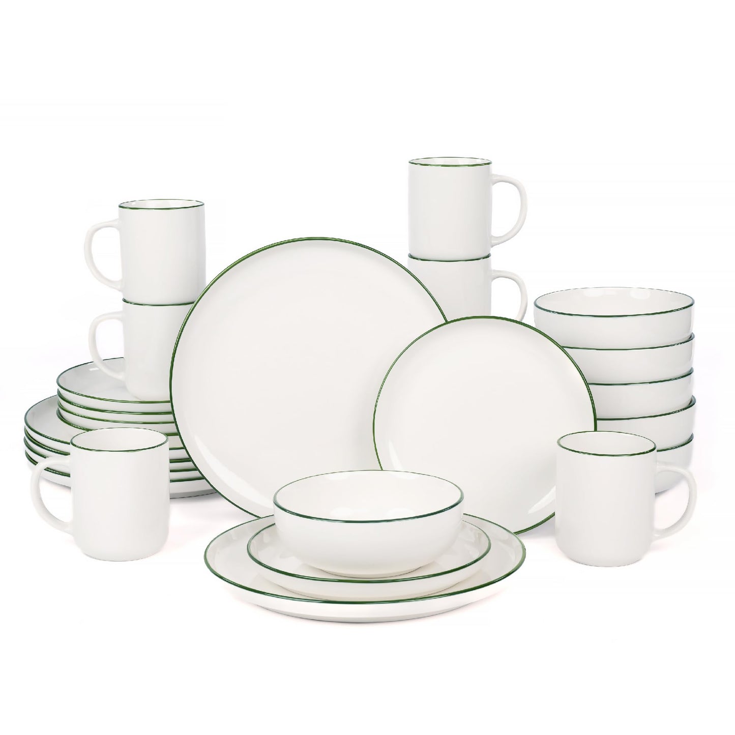 OTAGO Porcelain Dinnerware Set wit Cup 16 PC and 24 PC