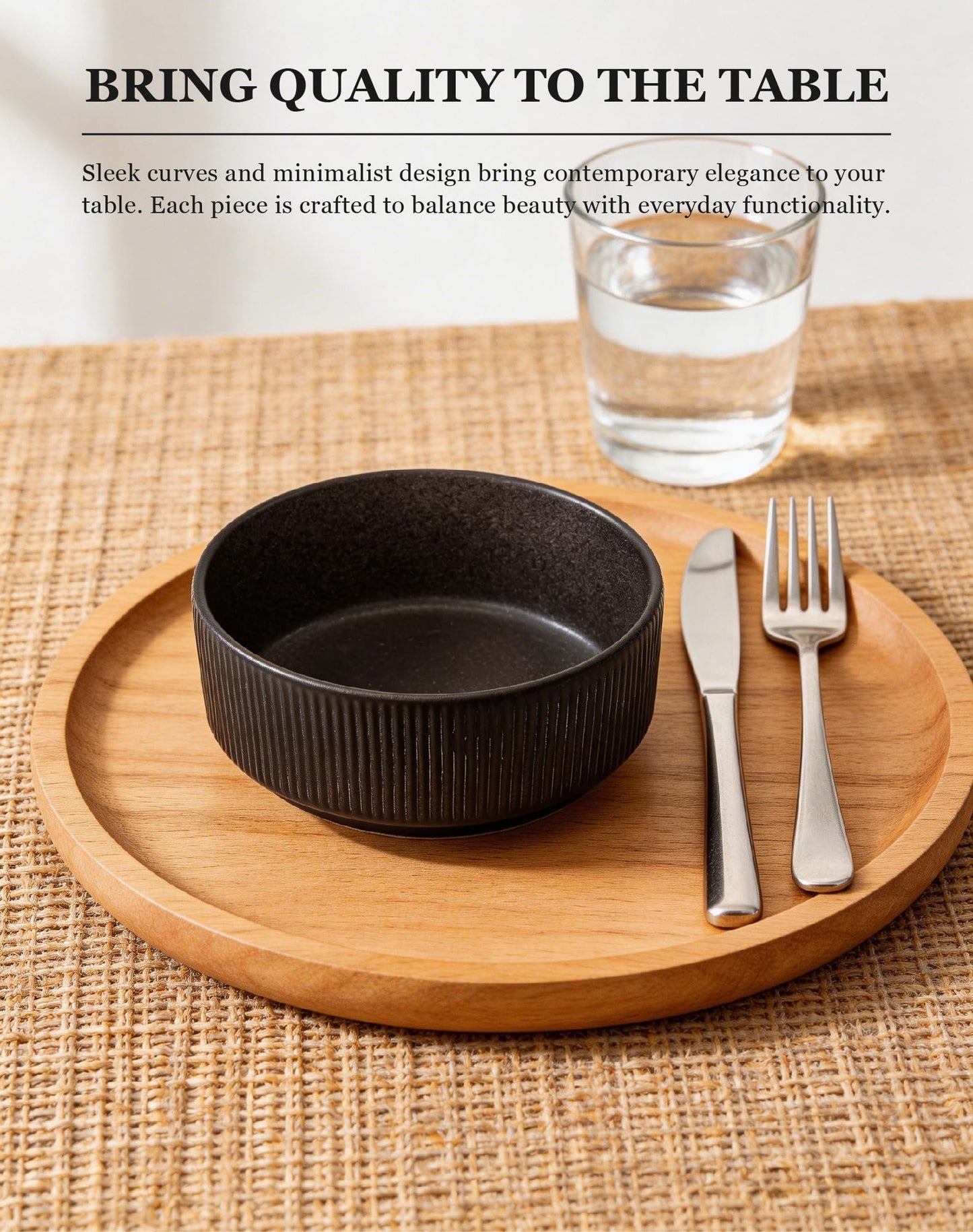 OTAGO Porcelain Bowl Set Matte Reactive 6 Inch