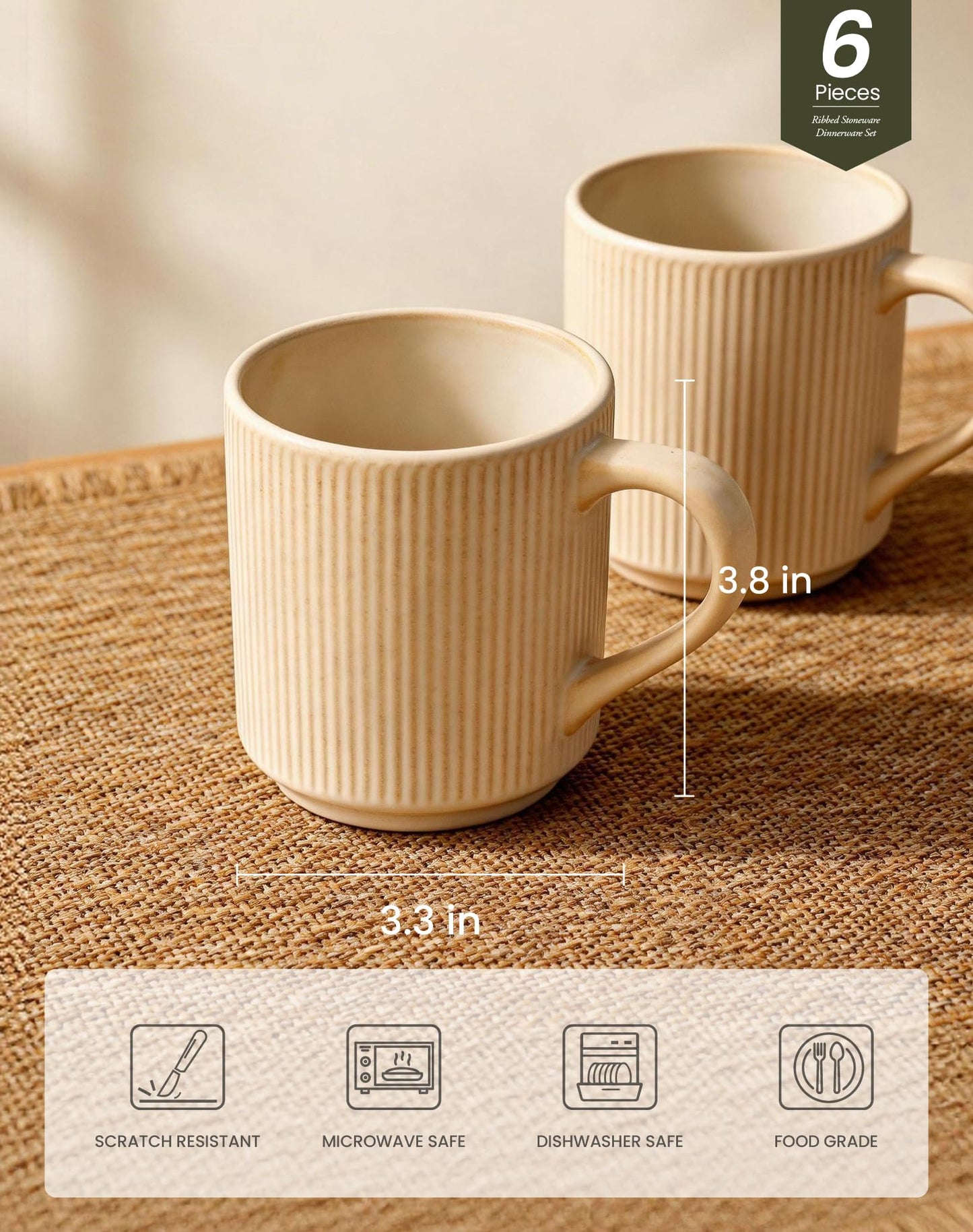 OTAGO Porcelain Cup Set Matte Reactive