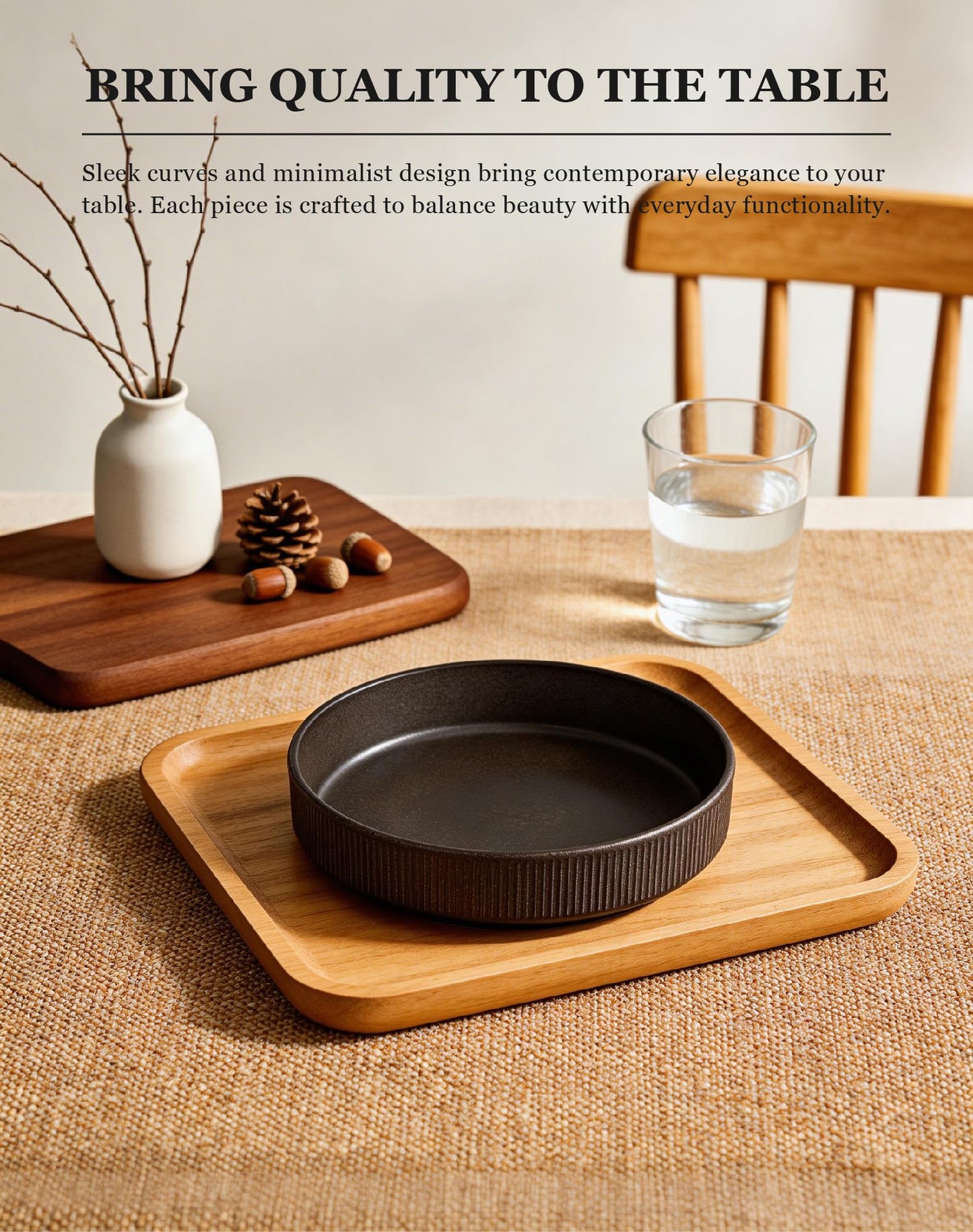OTAGO Porcelain Large Bowl Set Matte Reactive 4 PC and 6 PC