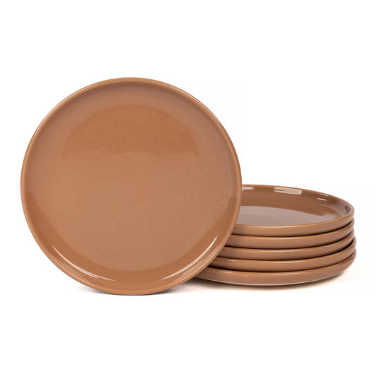 OTAGO Porcelain Medium Plates Set Partially Unglazed 4 PC and 6 PC