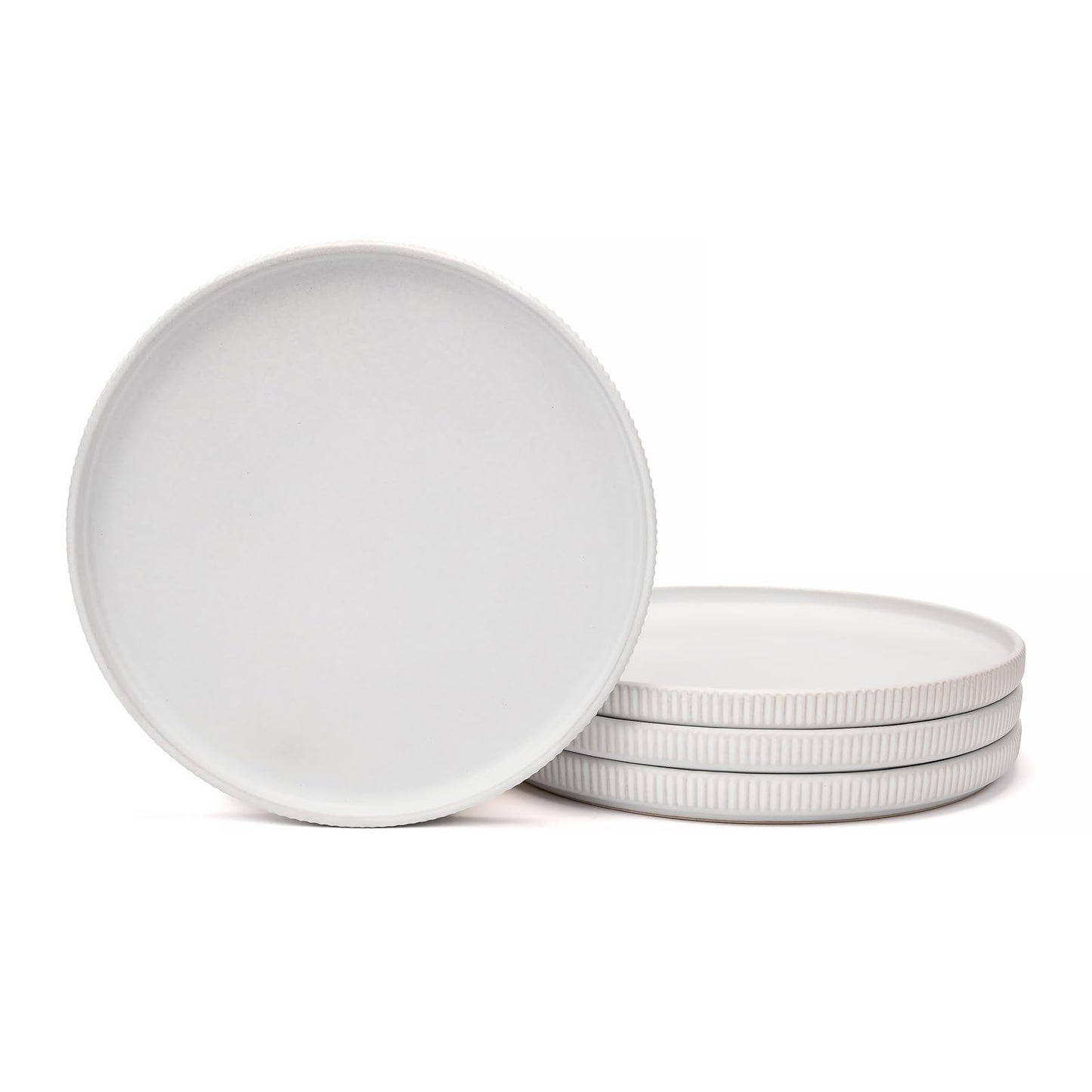 OTAGO Porcelain Plates Set Matte Reactive Black 8 Inch