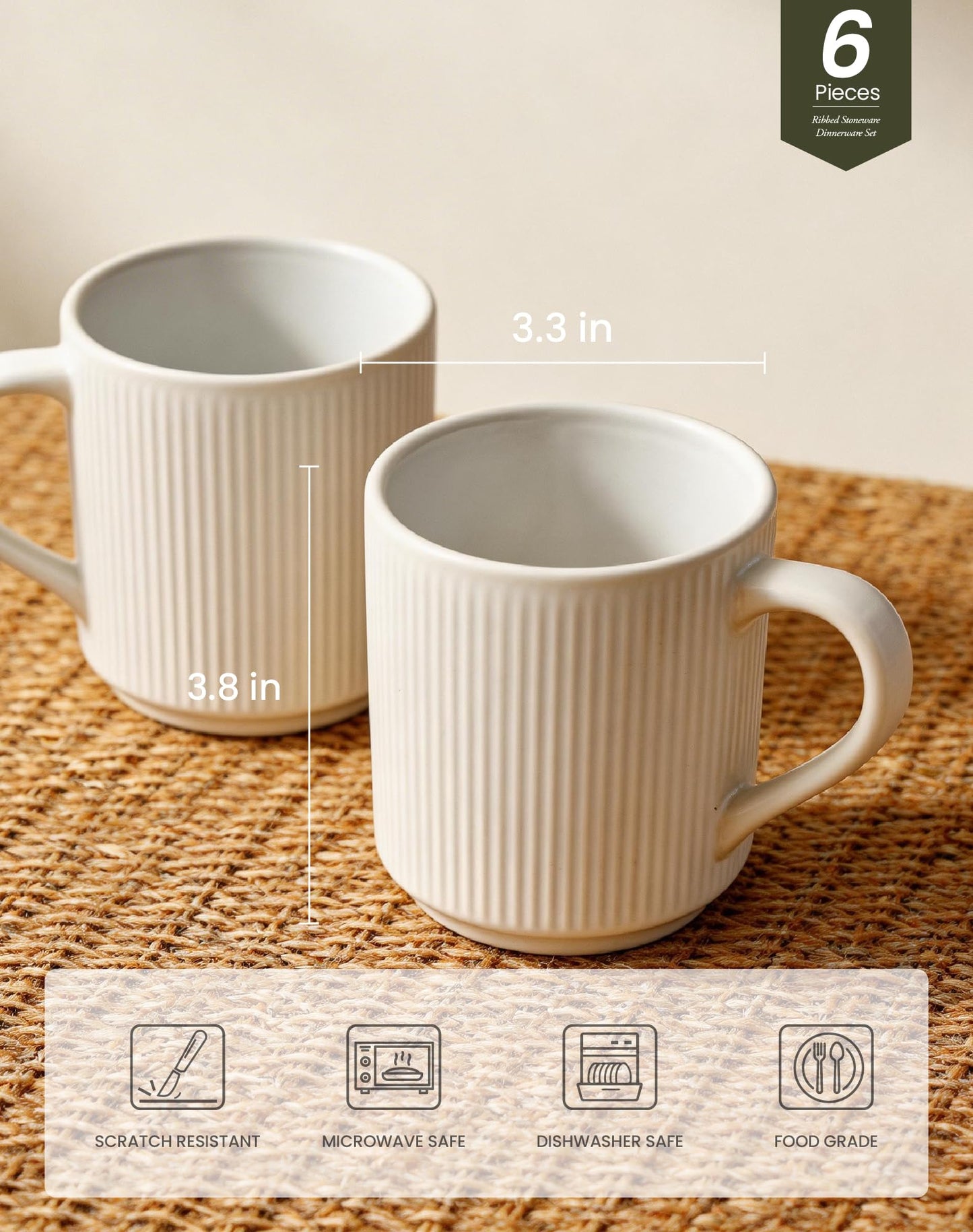 OTAGO Porcelain Cup Set Matte Reactive