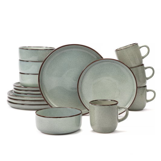 Otago Green Wheat 16-Piece Dinnerware Sets
