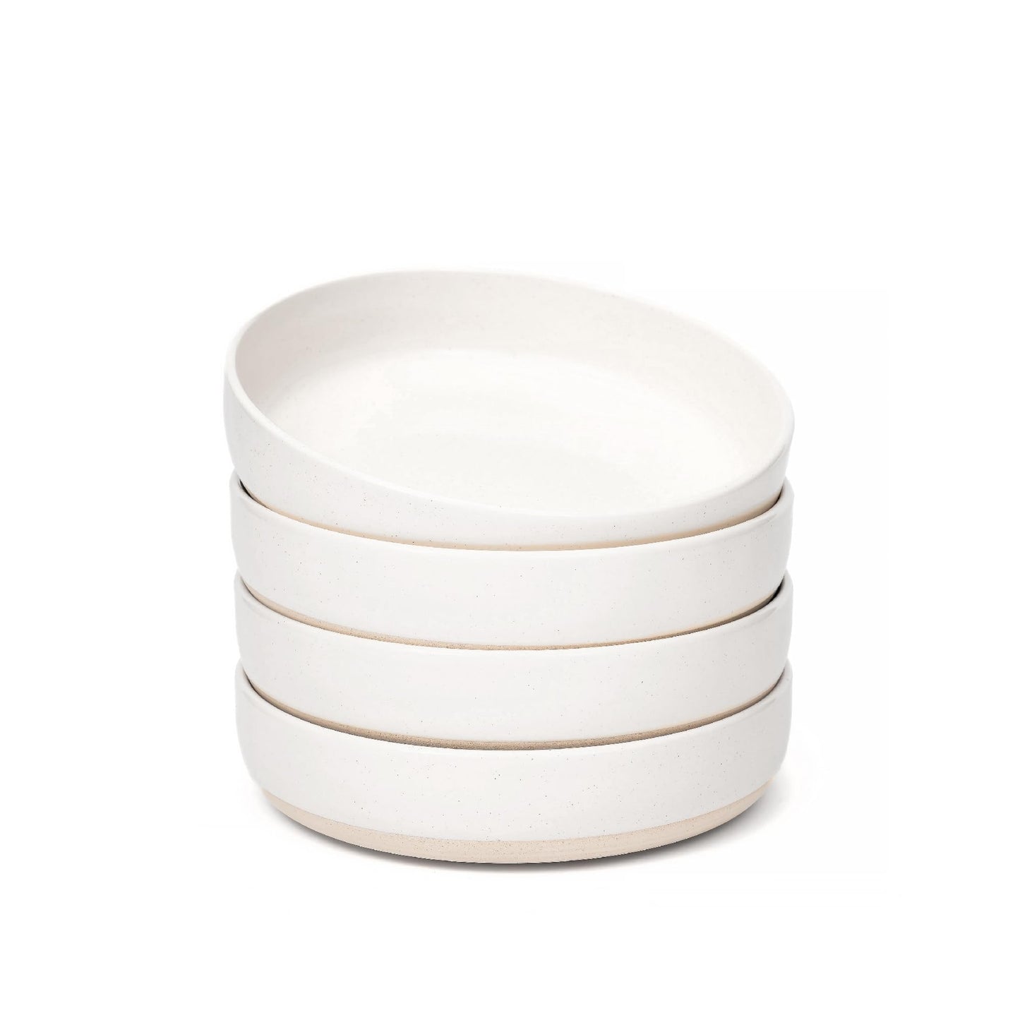 OTAGO Porcelain Bowl Set Partially Unglazed Base 8 Inch