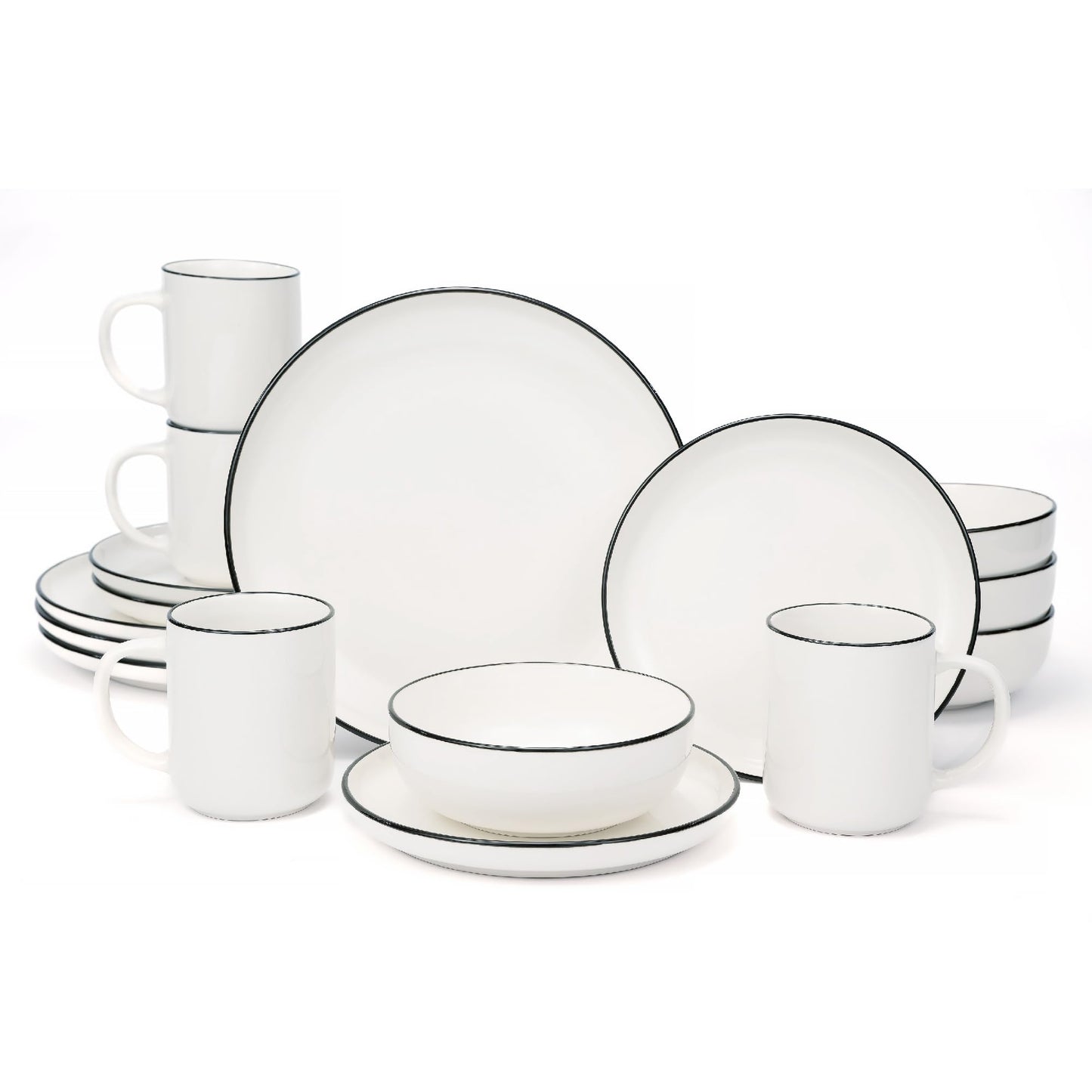 OTAGO Porcelain Dinnerware Set wit Cup 16 PC and 24 PC