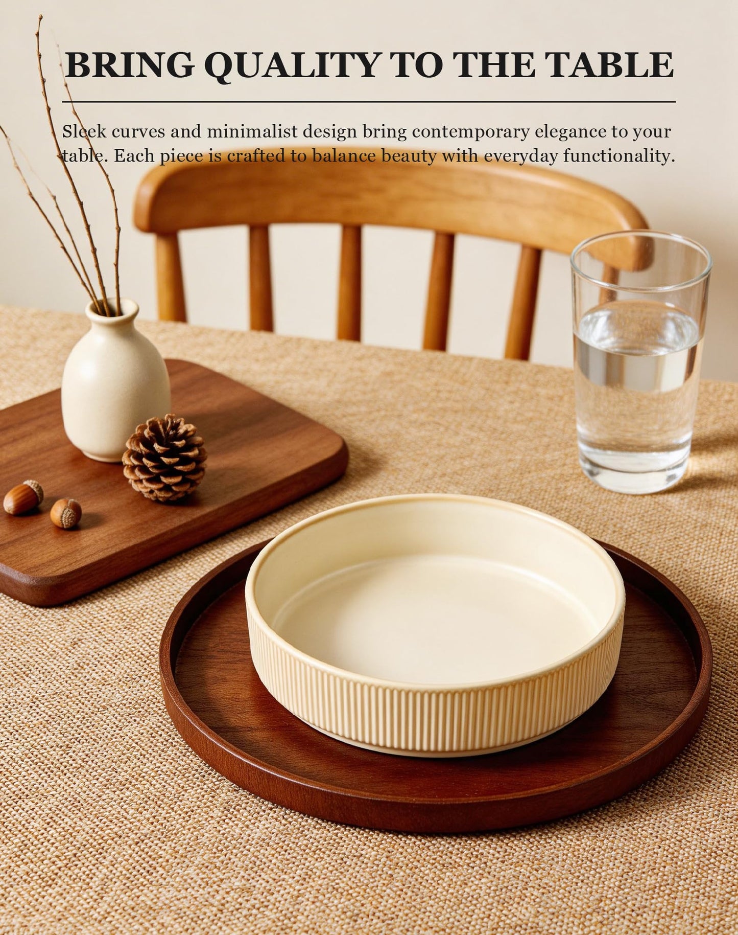 OTAGO Porcelain Large Bowl Set Matte Reactive 4 PC and 6 PC