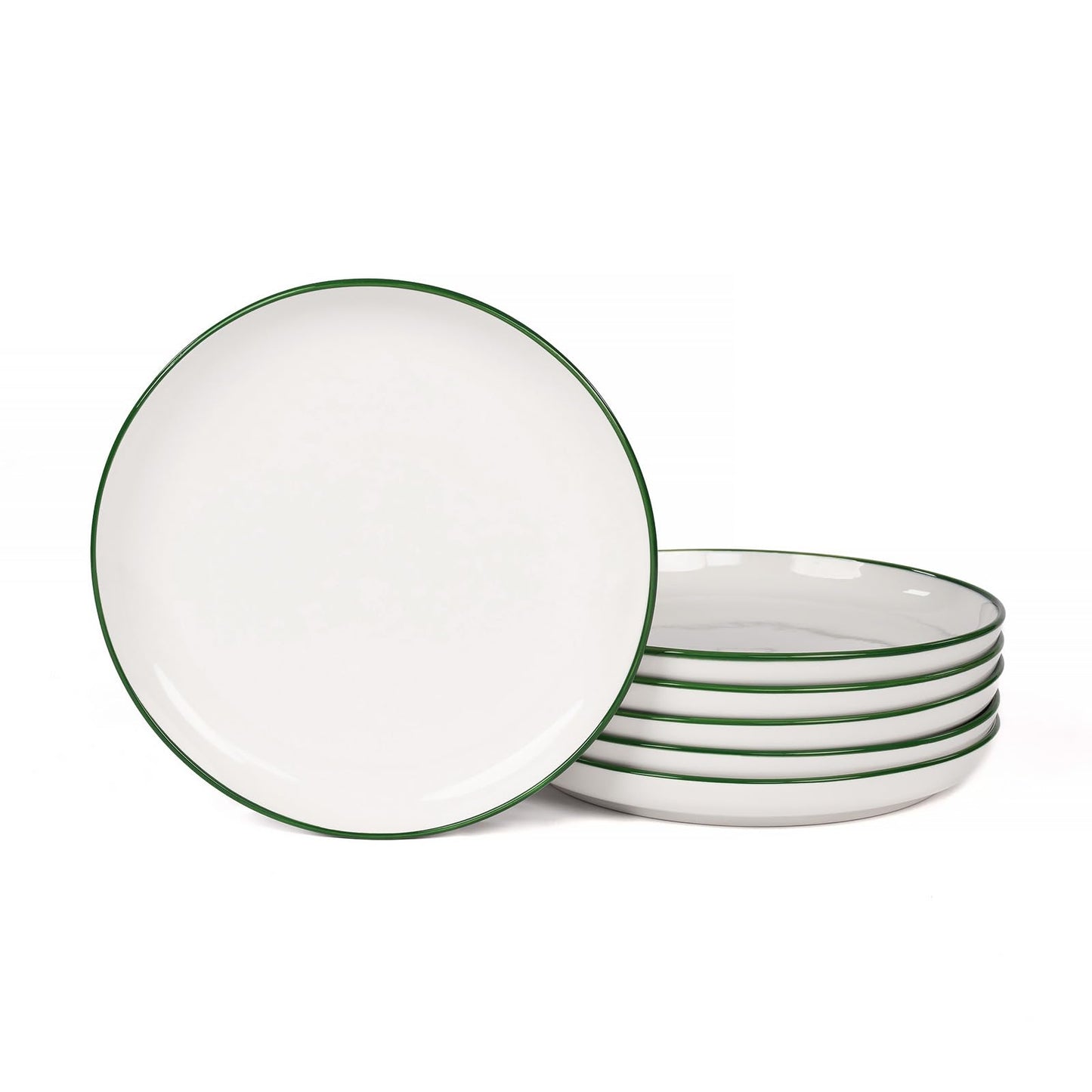 OTAGO Porcelain Medium Plates Set with Rim 4 PC and 6 PC