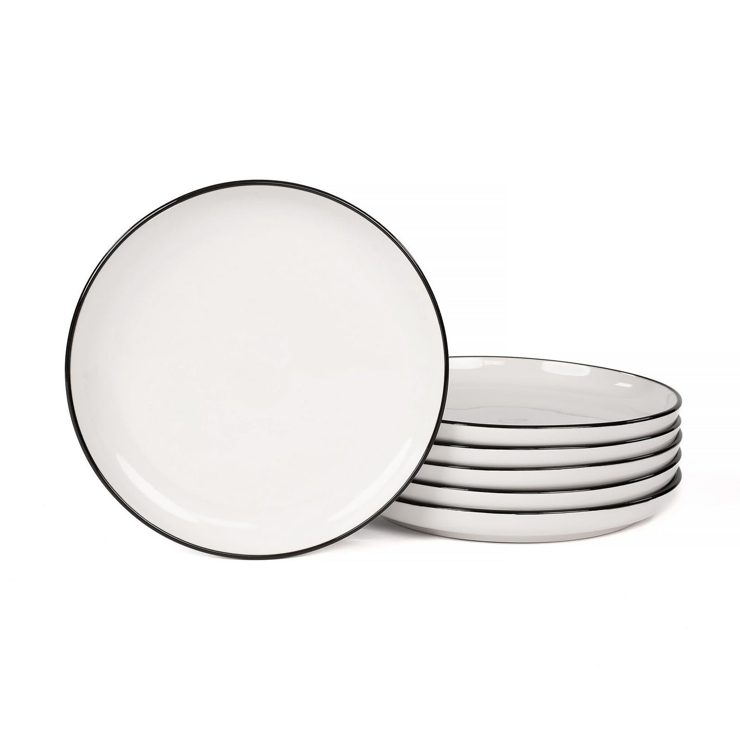 OTAGO Porcelain Medium Plates Set with Rim 4 PC and 6 PC