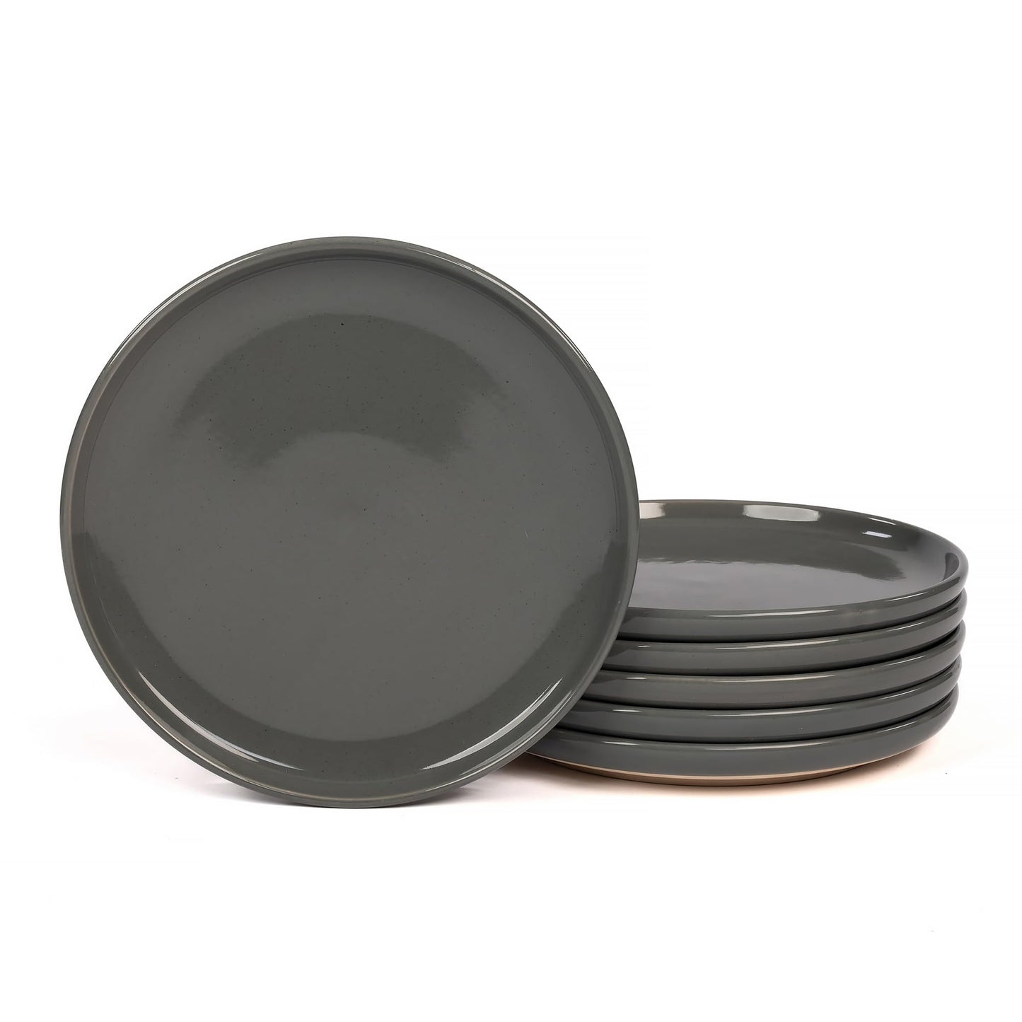 OTAGO Porcelain Medium Plates Set Partially Unglazed 4 PC and 6 PC