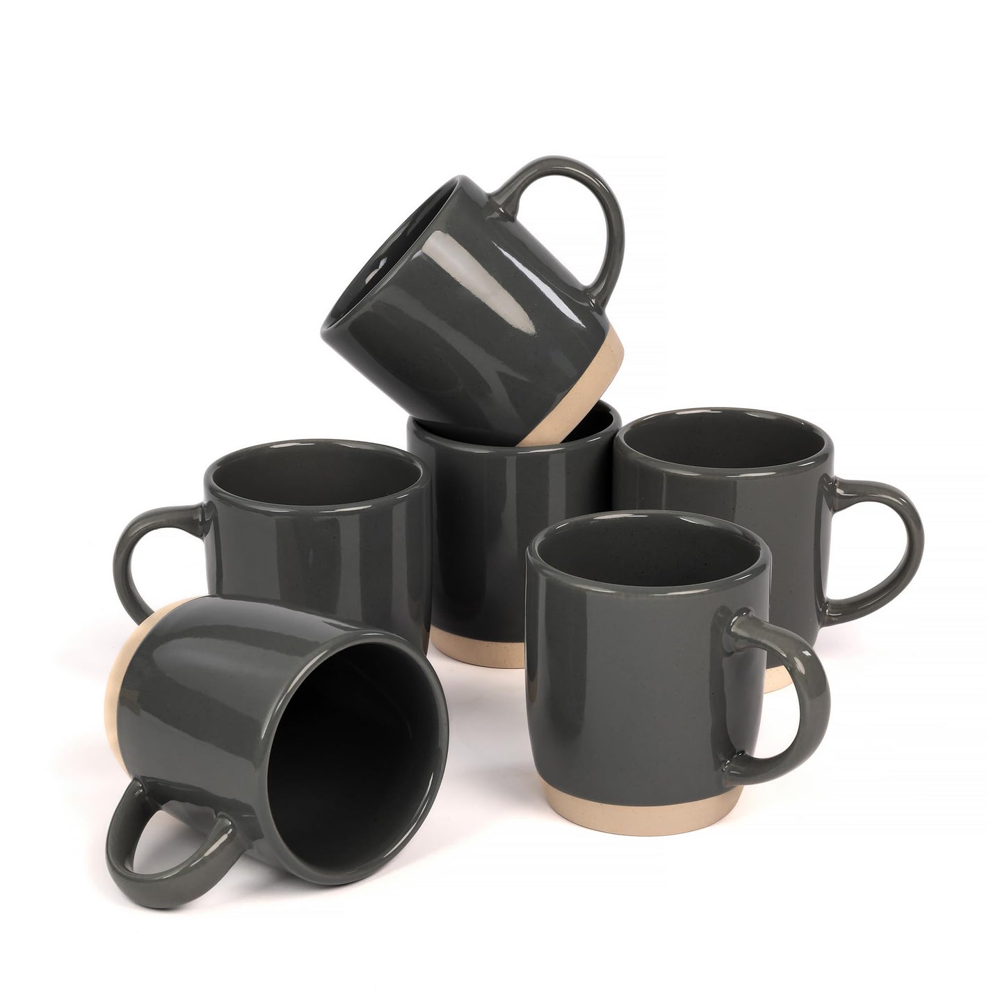OTAGO Porcelain Cup Set Partially Unglazed Base